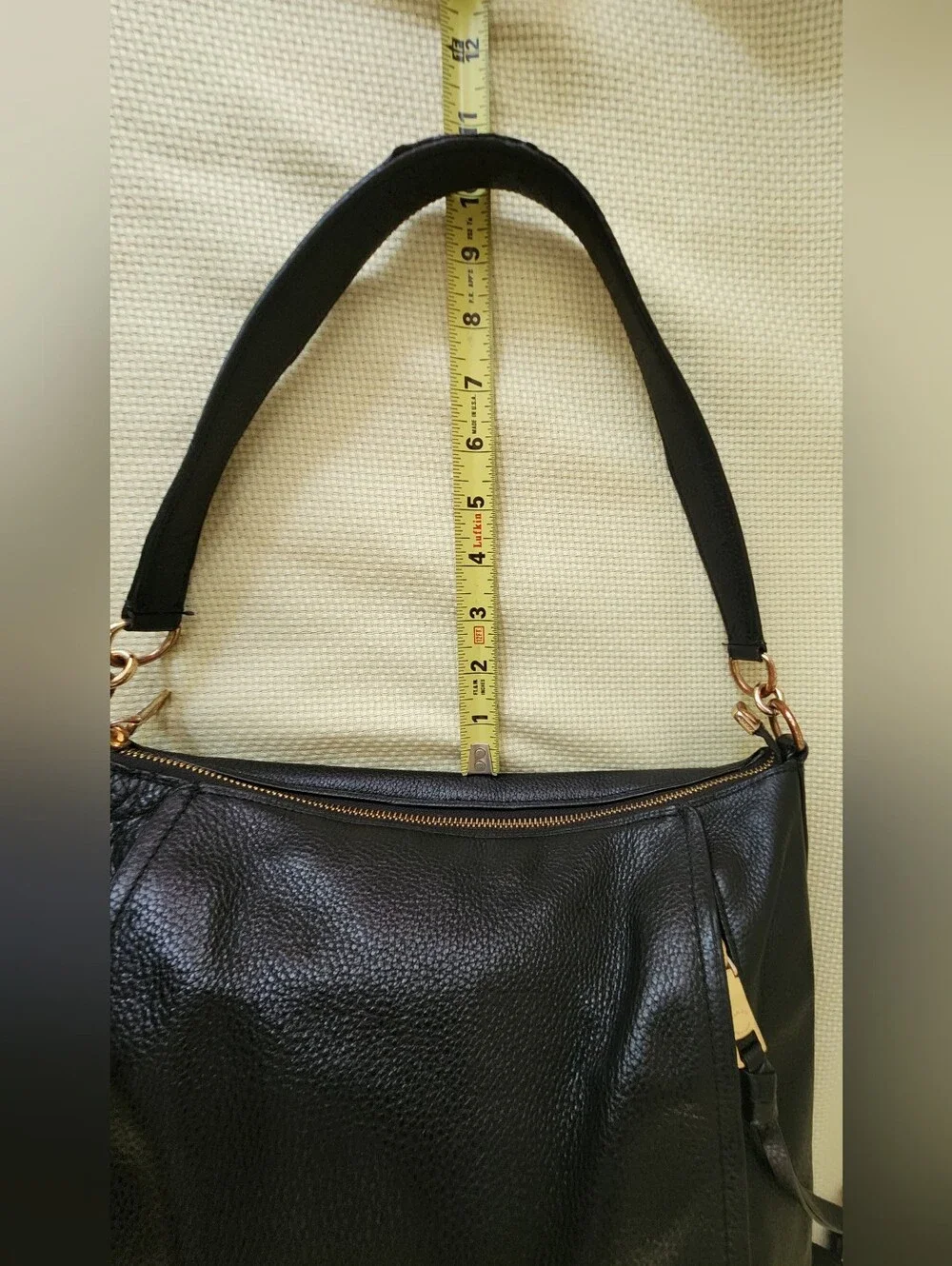 Coach Marlon Hobo Bag Black Pebble Leather Crossbody Shoulder Bag F79994